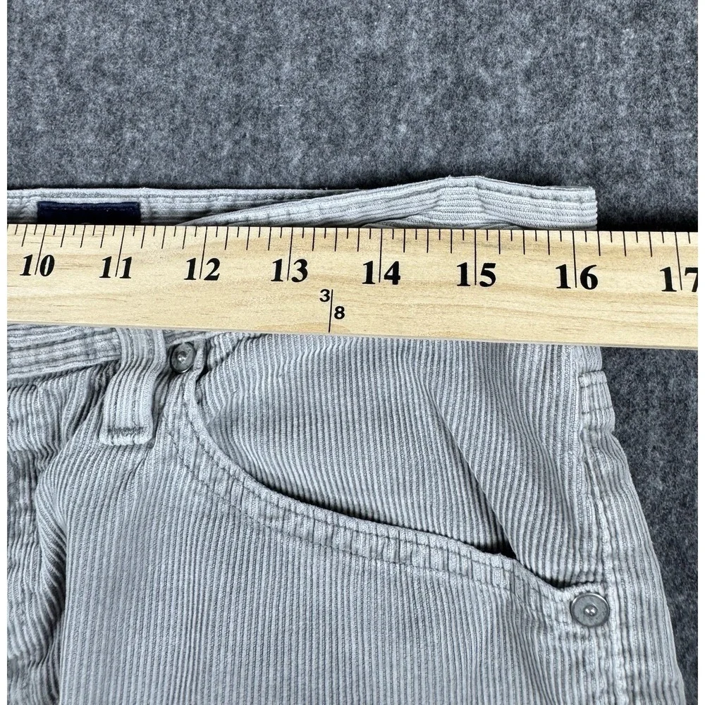 Adriano Goldschmied The Graduate Tailored Leg Men's Corduroy Pants Gray Size 32
